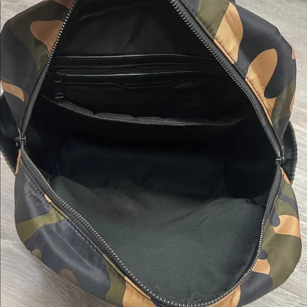 Badgley Mischka Camo Camouflage Laptop Backpack Khaki Green Brown Black